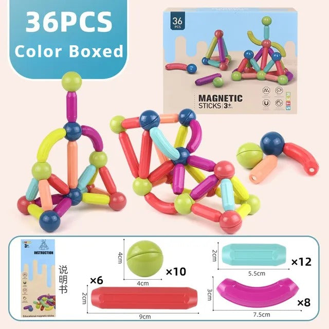 Magnetic Construction Set (36 Pcs)
